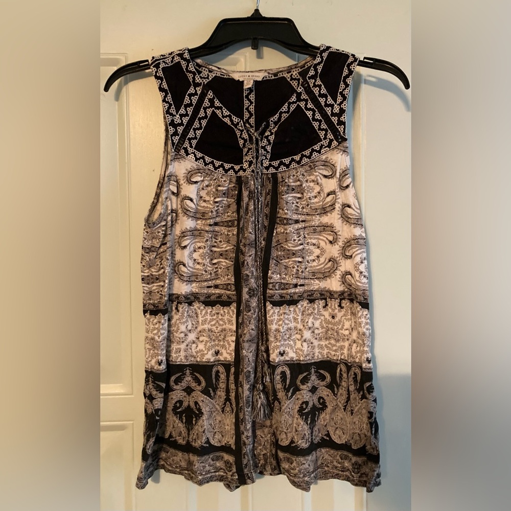 Lucky Brand Women’s S Sleeveless Top